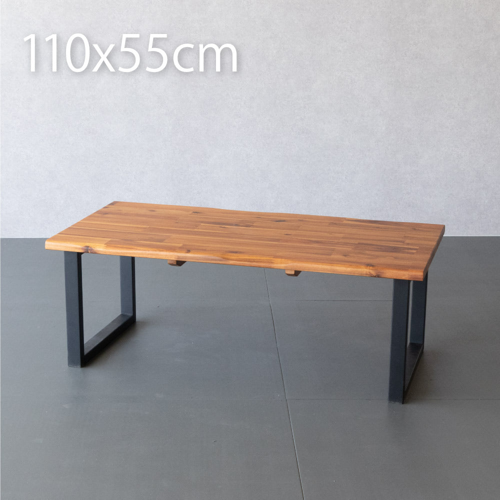 テーブル 長方形 110×55cm 高さ39cm 無垢